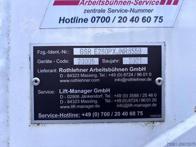 Munkaplatformos teherautó MAN TGL 8.180 GSR Gelenkteleskop 26 Meter