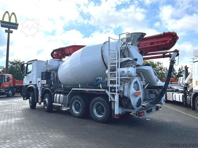Betonszivattyús teherautó MERCEDES-BENZ Arocs 3243 8x4 Pumi Putzmeister deutsch top