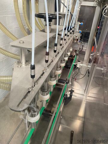 Maskin för dryckestillverkning Canellitech Srl 8-1 Automatic Inline Filler / Capper