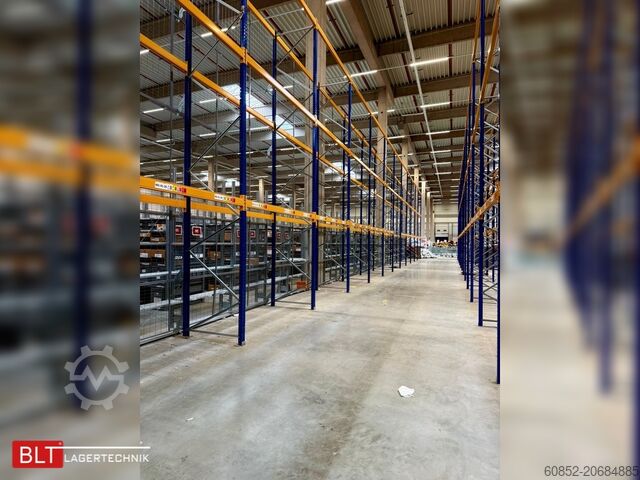 Zware plank 75,6 lfm Jungheinrich MPB Palettenregale H:645cm 1800kg Fachlast Schwerlastregale