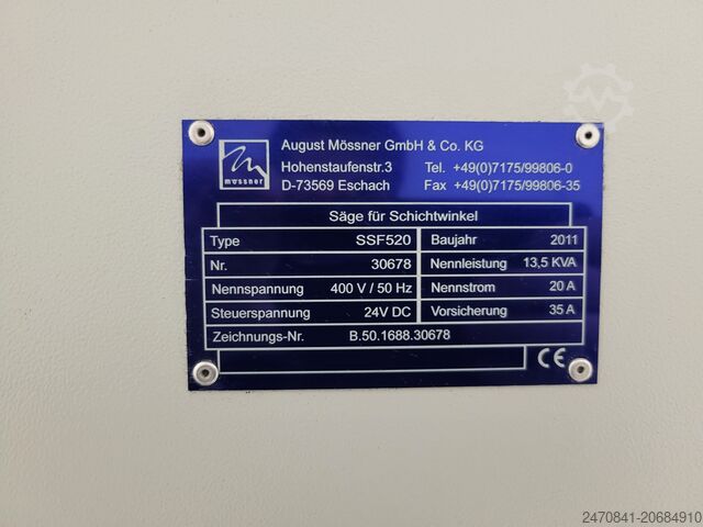 Sierra de cinta Mössner SSF520