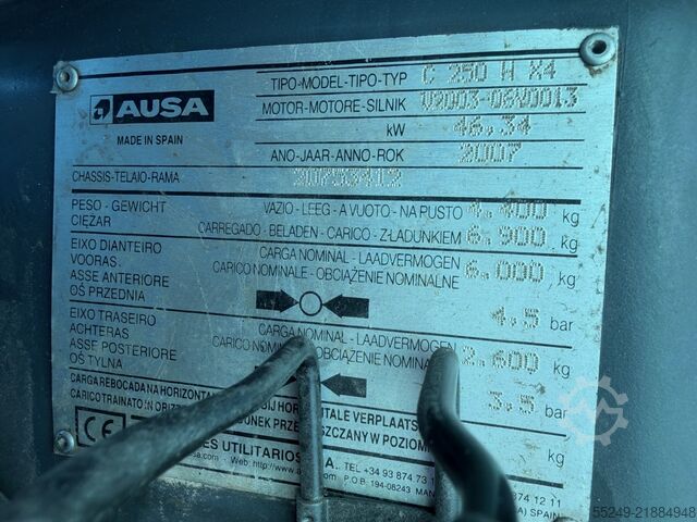 Off-road forklift AUSA C 250 H X4