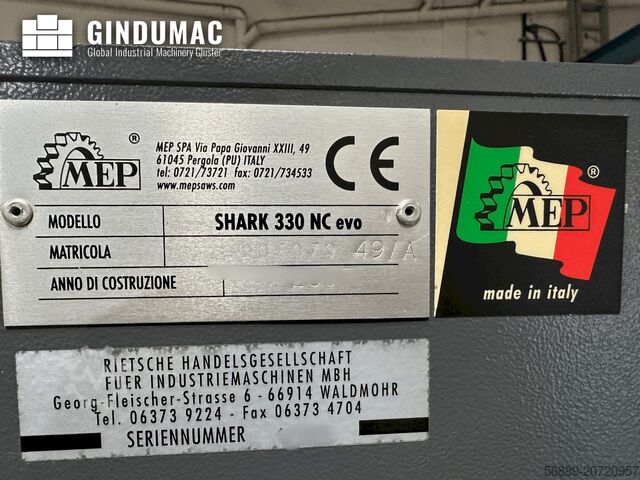 Testera za metal bend MEP SHARK 330 NC eco