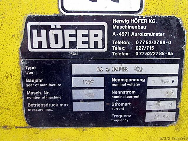 Tutkal yayıcı Häfer LAN 800