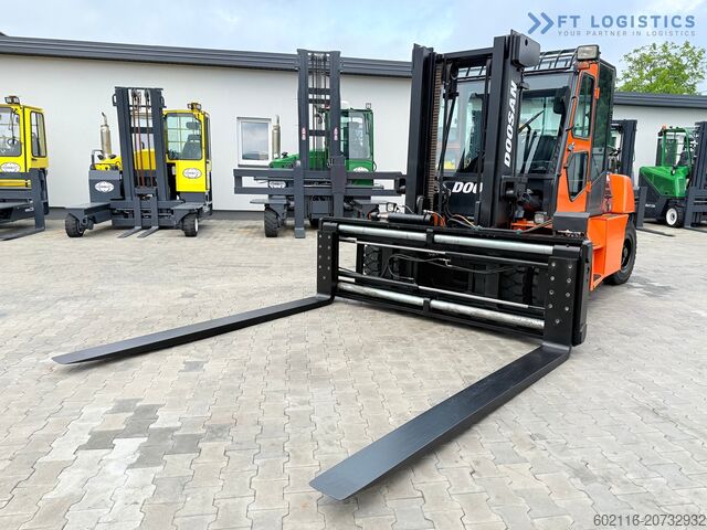 Τετρατροχο περονοφόρο ανυψωτικό DOOSAN 70 / DUPLEX / FORK 2500MM / POSITIONER