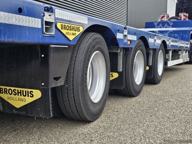 Caricatore basso Broshuis 3ASD-3A / 1X LIFT-AXLE / 2x ELECTRIC HYDRAULIC ...