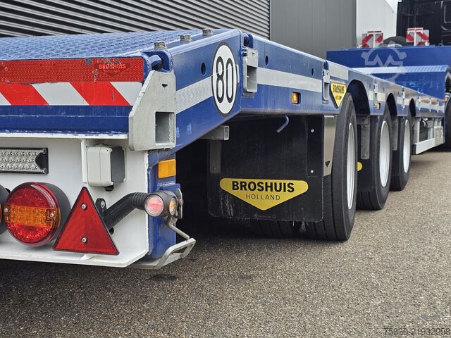 Caricatore basso Broshuis 3ASD-3A / 1X LIFT-AXLE / 2x ELECTRIC HYDRAULIC ...