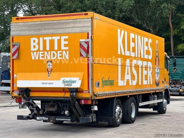 Italautó italáruszállító MAN TGM 22.250 Getränkewagen mit Ladebordwand Euro6