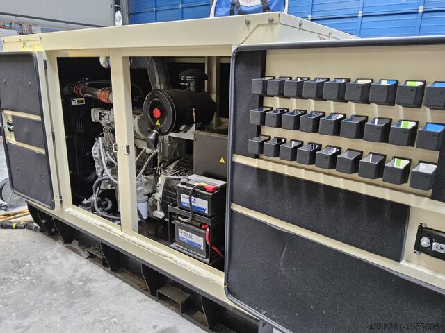 Generator AKSA APD110A | 110 kVA Diesel Notstrom aggregat | Schallgedämmt | Neu 2024