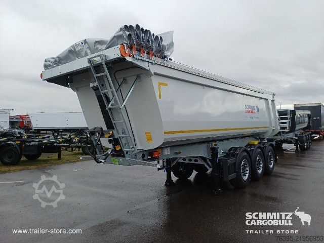 Tipper semitrailer Schmitz Cargobull Semitrailer Tipper Steel half pipe body 29m³