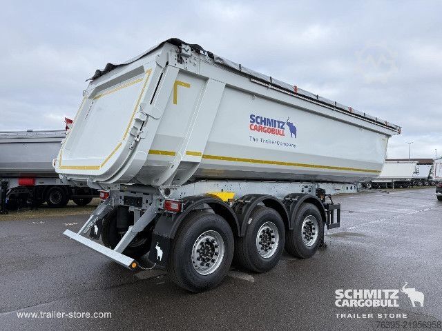 Tipper semitrailer Schmitz Cargobull Semitrailer Tipper Steel half pipe body 29m³