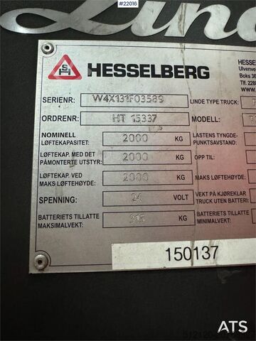Forklift Linde T20 SP Pallet Truck