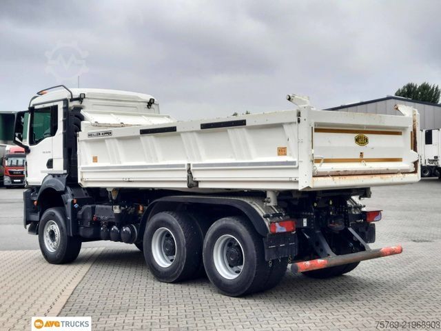 Camion benne MAN 33.510 TGS 6X4 Meiller Bordmatik Retarder