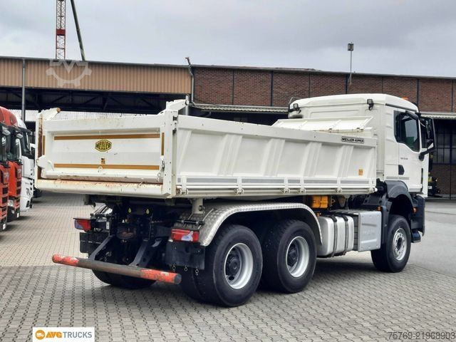 Camion benne MAN 33.510 TGS 6X4 Meiller Bordmatik Retarder