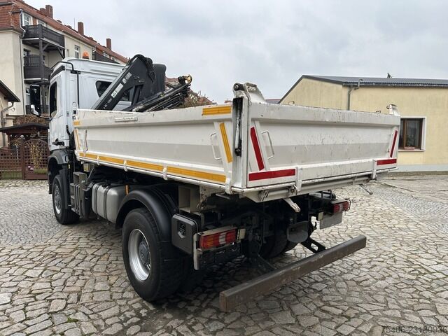 Dreiseitenkipper LKW mercedes-benz 1833 AK 4x4 Arocs Hiab Kran Funk AHK