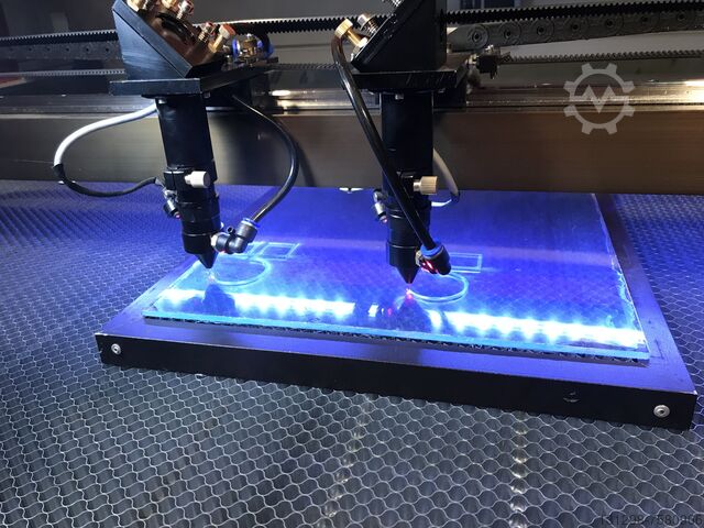 Duos conveyer laser machine - 2 lasers Wattsan 1610 Duos Conveyor