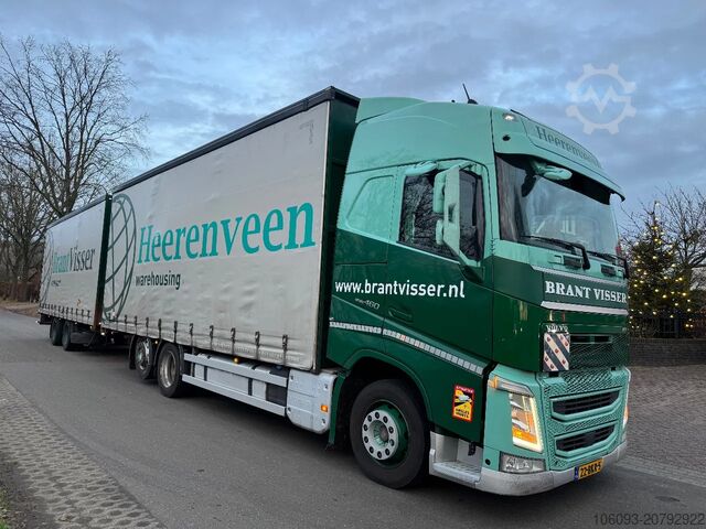 Volume transport Volvo FH 460 Volumencombi met aanhanger