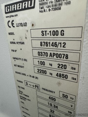 Gazlı kurutucu ST-100 Girbau STI 100