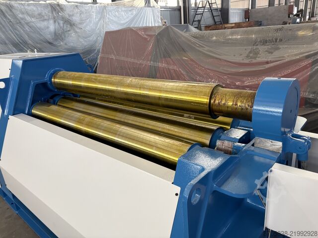 Máquina de calandrar chapas Nanjing Asia Machine Mfg. Co., Ltd. W12-8/2000 4-rollers rolling machine