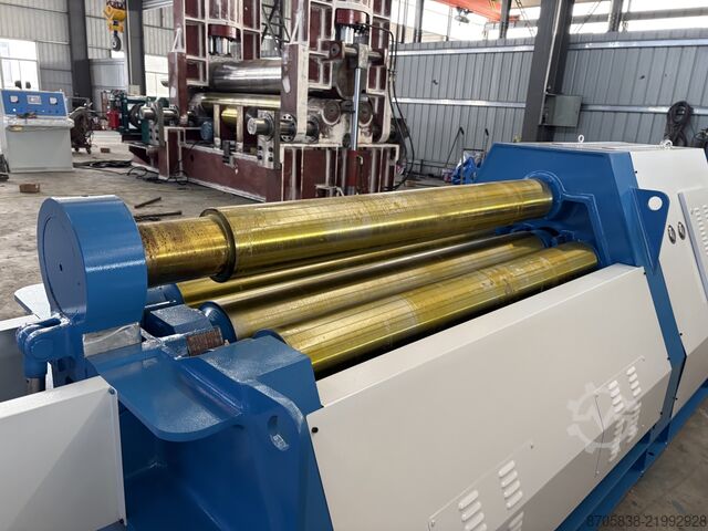 Máquina de calandrar chapas Nanjing Asia Machine Mfg. Co., Ltd. W12-8/2000 4-rollers rolling machine