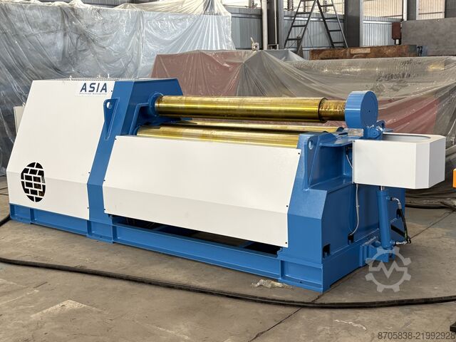 Máquina de calandrar chapas Nanjing Asia Machine Mfg. Co., Ltd. W12-8/2000 4-rollers rolling machine