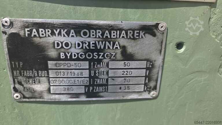 Çoklu testere kenar kesme makinesi FOD DPPD-50 fod dppd 50