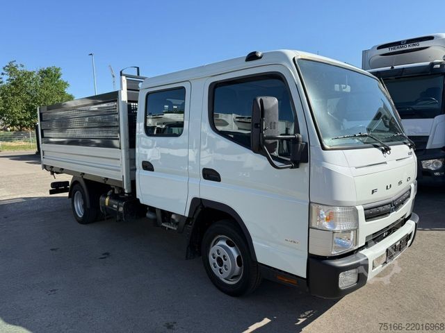 Tipvogn varebil FUSO FUSO 3 C 15 Doka 6-Sitzer Kipper 3-Seiten*AHK