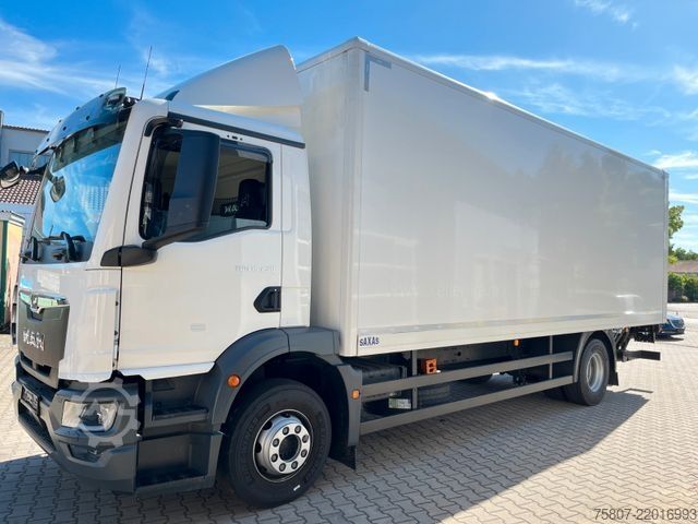 Camión caja MAN TGM 15.290 LL Koffer 7,10m LBW Anhängervorrüst.