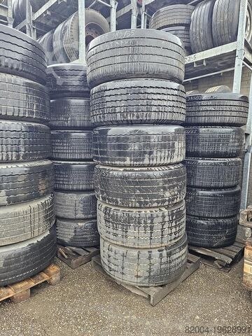 Räder - mit Reifensatz Bridgestone / Dunlop / Firestone 385 /65 and 385/55 R 22.5