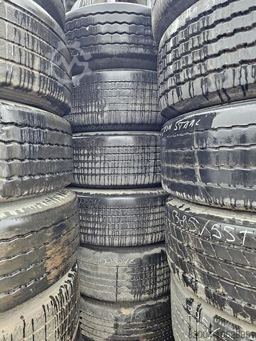 Räder - mit Reifensatz Bridgestone / Dunlop / Firestone 385 /65 and 385/55 R 22.5