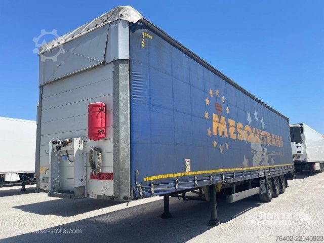Semirremolque abierto con toldo Schmitz Cargobull Semitrailer Curtainsider Mega