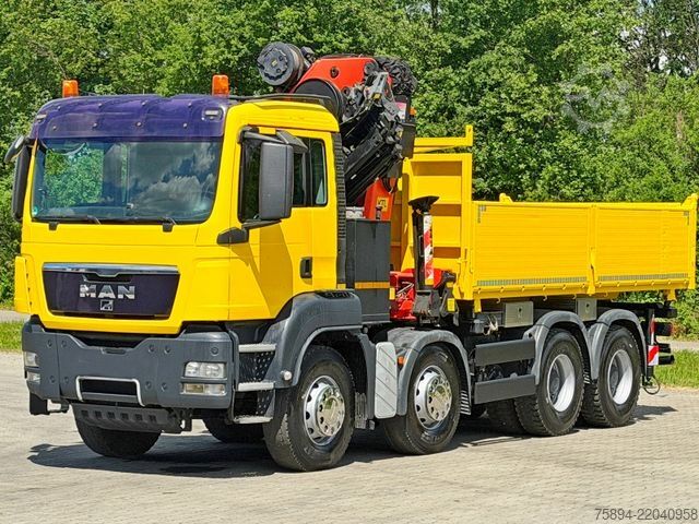 Γερανός τοποθετημένος σε φορτηγό MAN TGS 41.480 * PK 36002 + JIB 060B + FUNK * 8x4