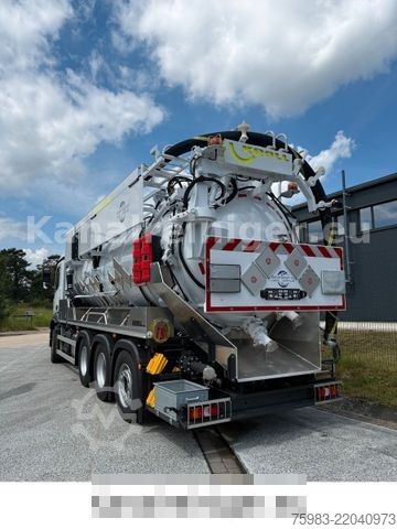 Vacuümtankwagen MERCEDES-BENZ AROCS 3545 L 8x4 BL - Kroll ADR Sauger WRP