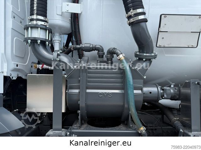 Vacuümtankwagen MERCEDES-BENZ AROCS 3545 L 8x4 BL - Kroll ADR Sauger WRP