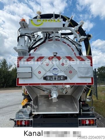 Vacuümtankwagen MERCEDES-BENZ AROCS 3545 L 8x4 BL - Kroll ADR Sauger WRP