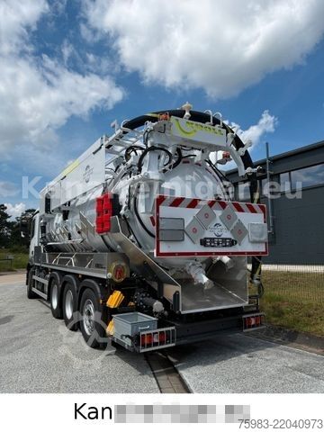 Vacuümtankwagen MERCEDES-BENZ AROCS 3545 L 8x4 BL - Kroll ADR Sauger WRP