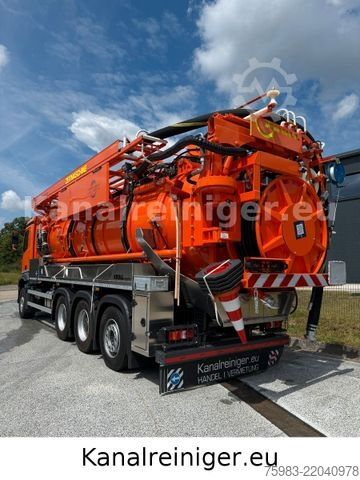 Vákuumtartályos teherautó MERCEDES-BENZ Arocs 3551 8x4 BL Kroll Wasserrückgewinner