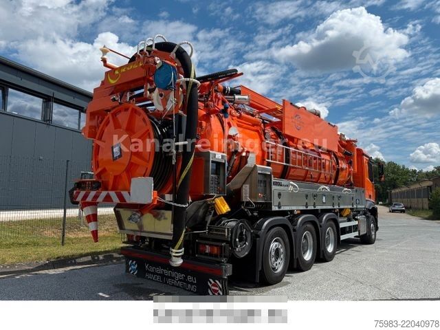 Vákuumtartályos teherautó MERCEDES-BENZ Arocs 3551 8x4 BL Kroll Wasserrückgewinner