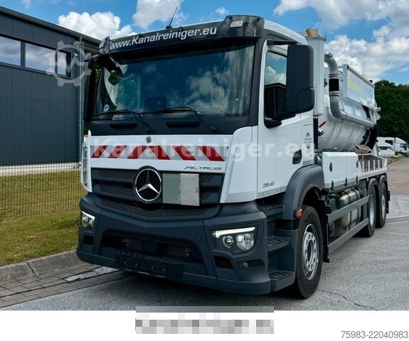 Camion-citerne à vide MERCEDES-BENZ AROCS 2646 6x2 / Sauger KRÜGER SSP 14-1