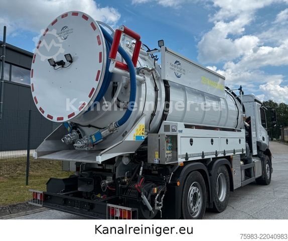 Camion-citerne à vide MERCEDES-BENZ AROCS 2646 6x2 / Sauger KRÜGER SSP 14-1