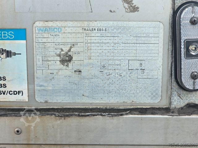 Semi-remorque frigorifique TALSON F1227 * THERMOKING SLXe 400 * MEGA *