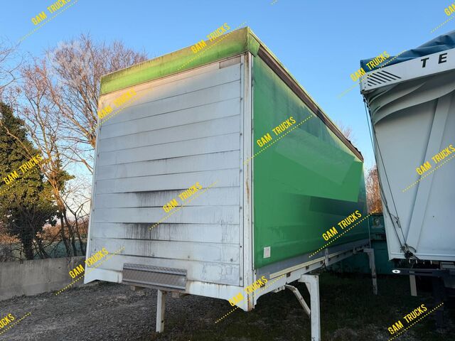 Flaklastbil med kapell  Pritsche 8.20m Plane Wechselfahrgestell