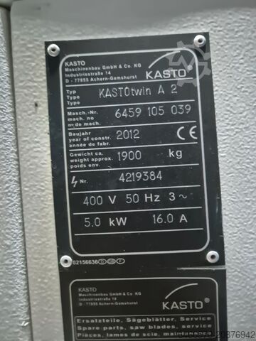 Piła taśmowa KASTO Twin A2