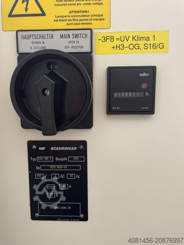 Cycle-controlled lathe VDF Boehringer VDF 560 DUS TI