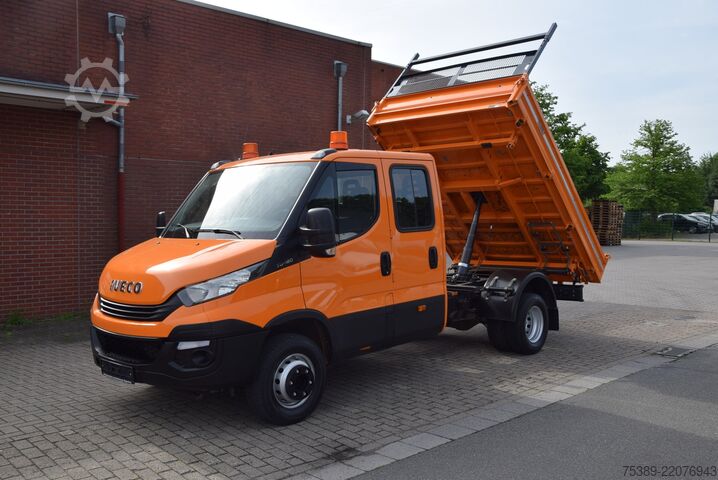Φορτηγό ανατρεπόμενο βαν Iveco Daily  Doka 7-Sitzer Meiller Kipper AHK Standheiz