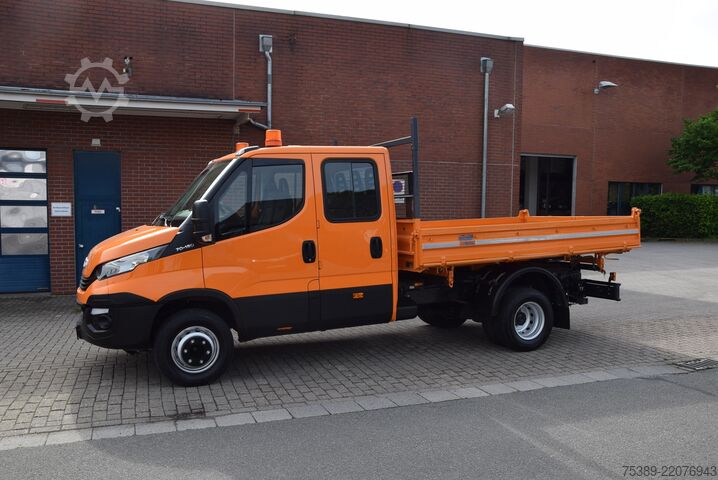 Φορτηγό ανατρεπόμενο βαν Iveco Daily  Doka 7-Sitzer Meiller Kipper AHK Standheiz