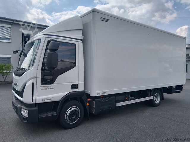 Skříňový nákladní automobil Iveco EuroCargo ML 75 E 19/P LBW Rückfahrkamer