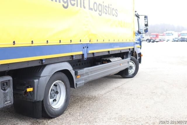 Camião plataforma com lona Mercedes-Benz Atego 1224 L