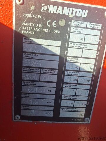 Gelenkteleskoparbeitsbühne Manitou 150AETJ C 3D