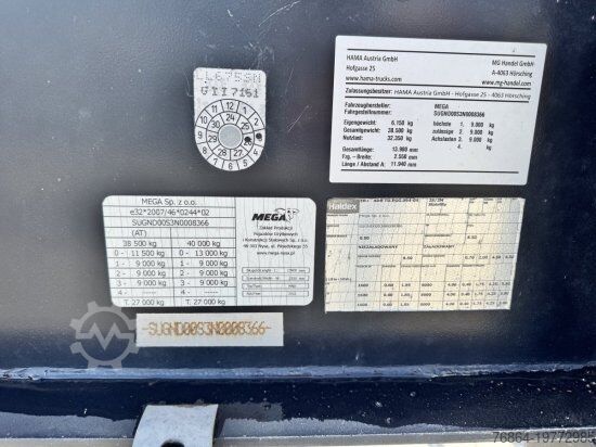 Houtstam-oplegger MEGA TIMBER LONG HOLZAUFLIEGER 6 RUNGENPAARE